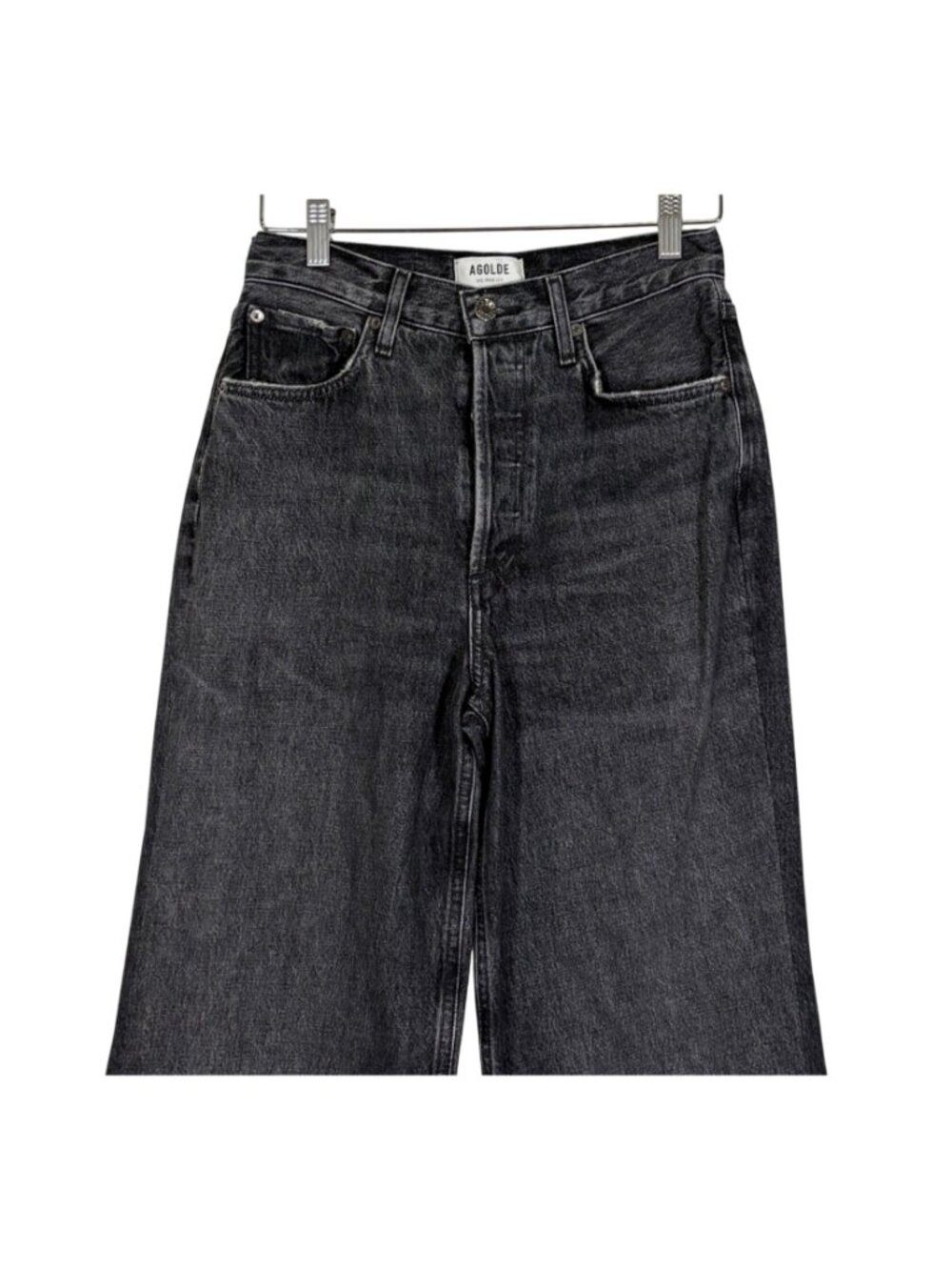 NEW AGOLDE Dame High Rise Wide Leg Jeans Size 25 - Picture 5 of 11
